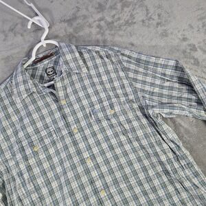 Timberland Plaid Button Down Long Sleeve Outdoor‎ Shirt Medium